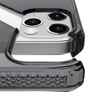 Custodia rinforzata iPhone 12 / 12 Pro Spectrum Clear Itskins Grey