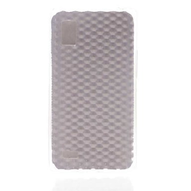 Coque silicone unie compatible Givré Blanc LG Optimus L9