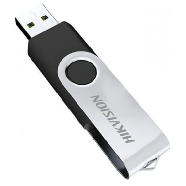 Hikvision HS-USB-M200S(STD)/64G/U3 lecteur USB flash 64 Go USB Type-A 3.2 Gen 1 (3.1 Gen 1) Noir, Acier inoxydable