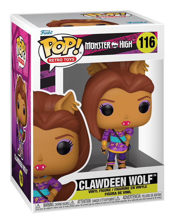 Funko POP Monster High Clawdeen Wolf - vue 3