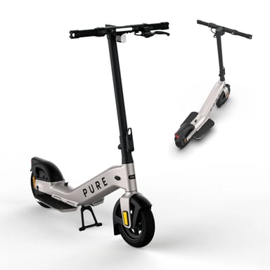 Pure Advance +, 900W 10 pouces 25km/h Gris Clair