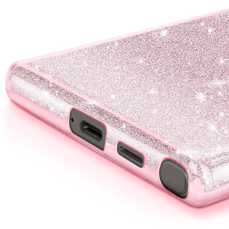 Avizar Rose Coque Paillette Pour Samsung Galaxy S24 Ultra Silicone Ultra Fine - Image 3