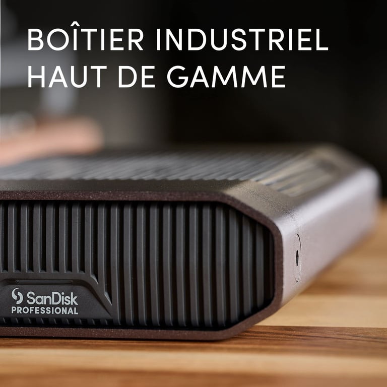 SanDisk G DRIVE disque dur externe 6 To 7200 trmin USB Type C 3.2 Gen 2 3.1 Gen 2 Acier inoxydable Neuf - vue 2