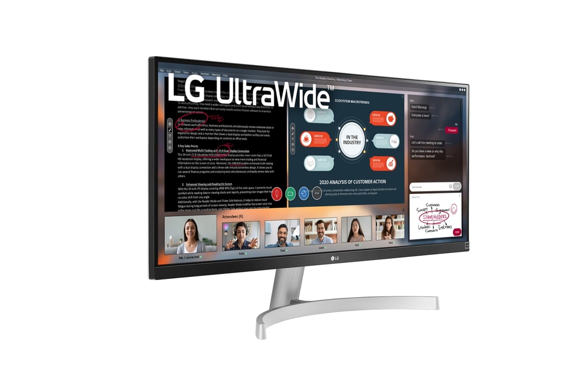 LG 29WN600-W écran plat de PC 73,7 cm (29