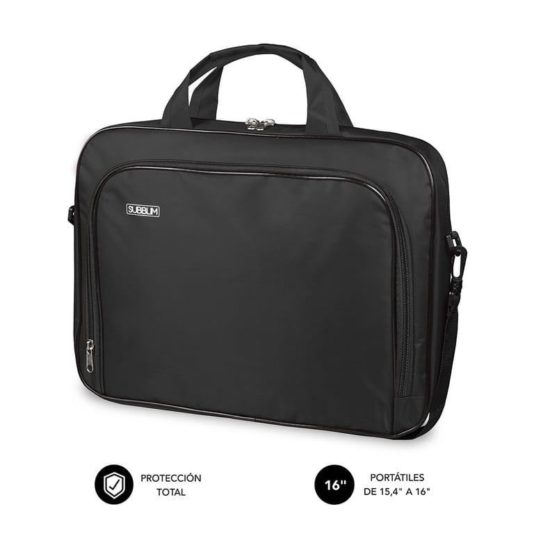 SUBBLIM SUB-LB-1OLB050 sacoche d'ordinateurs portables 40,6 cm (16 ) Sac Toploader Noir - Neuf