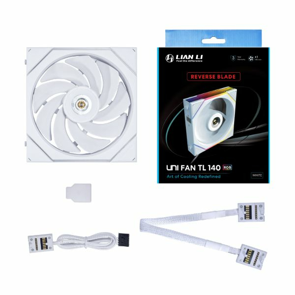 Lian Li 14RTL1W système de refroidissement d'ordinateur Boitier PC Ventilateur 14 cm 1 pièce Neuf - vue 2