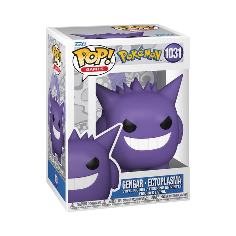 Figurine Funko Pop Games Pokémon Gengar Ectoplasma - vue 2