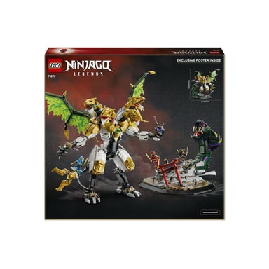 LEGO NINJAGO Legends 71872 Ultra Dragon Battle à 4 têtes 2178 pièces Vert/Or