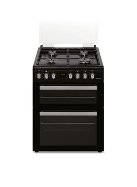 Schneider SCCG64DO-BM - Cuisinière double four 4 feux gaz Black mat - Neuf