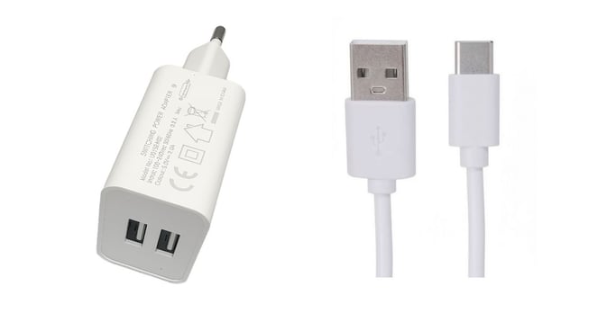 Microconnect USB3.1CA1SETW cargador de dispositivo móvil Smartphone Blanco Corriente alterna Interior