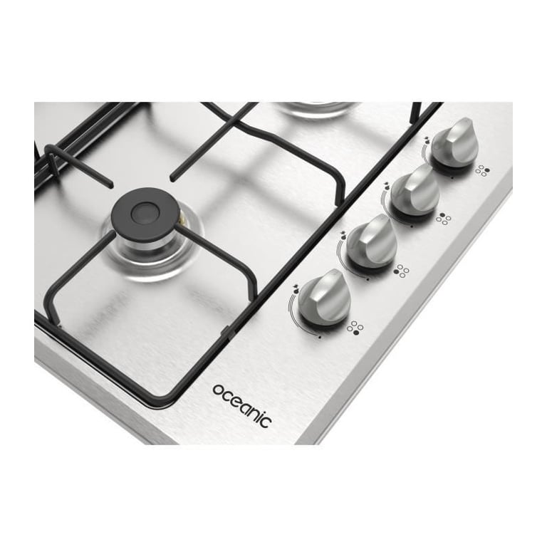 Plaque De Cuisson OCEANIC OCEATG4S1 – 4 Foyers Gaz Inox - vue 4
