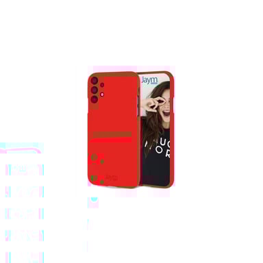 JAYM - Funda de silicona roja Soft Feeling para Samsung Galaxy A32 4G - Acabado de silicona - Tacto ultra suave