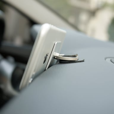 Gancho iRing® - Compatible con cualquier iRing® - Agarre potente - Fácil fijación - Negro