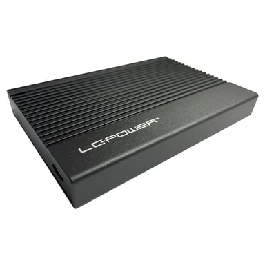 LC-Power LC-25U3-C Contenitore per HDD/SSD Nero Contenitore di archiviazione da 2,5 pollici