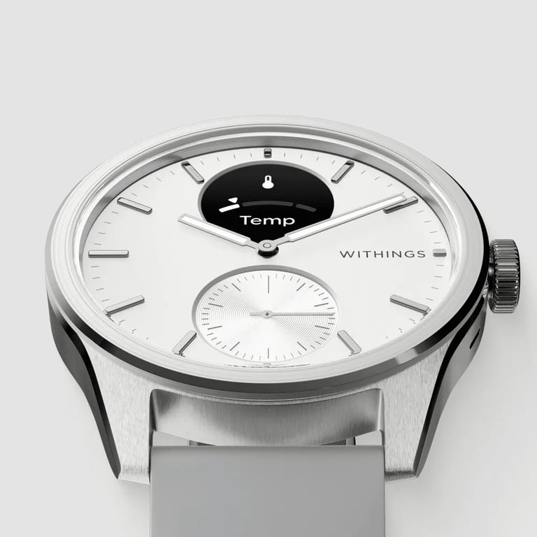 Withings ScanWatch 2 OLED 42 mm Hybride Acier inoxydable - Neuf