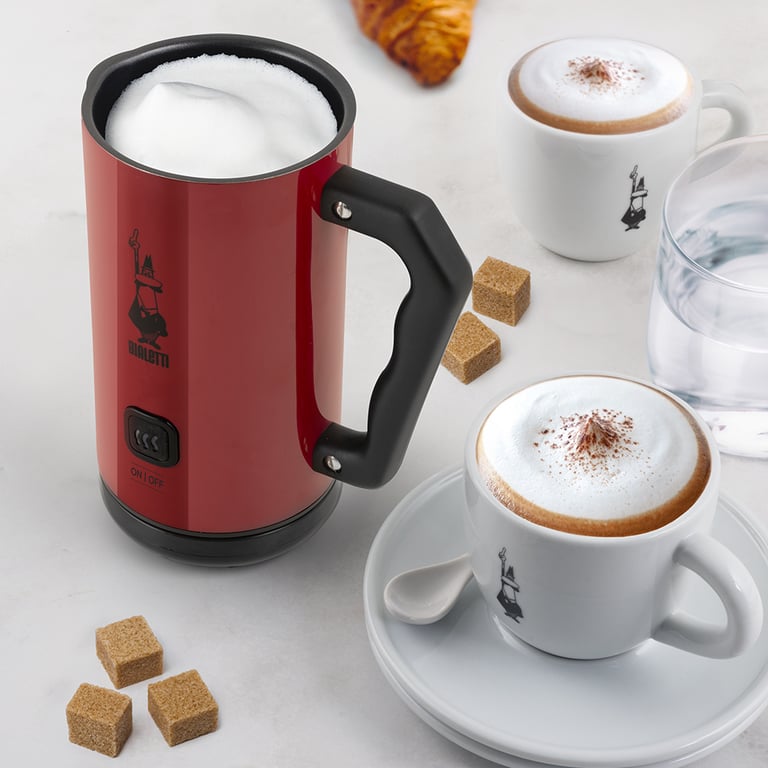 Bialetti MKF02 Mousseur/Chauffe-lait automatique Rouge - Neuf