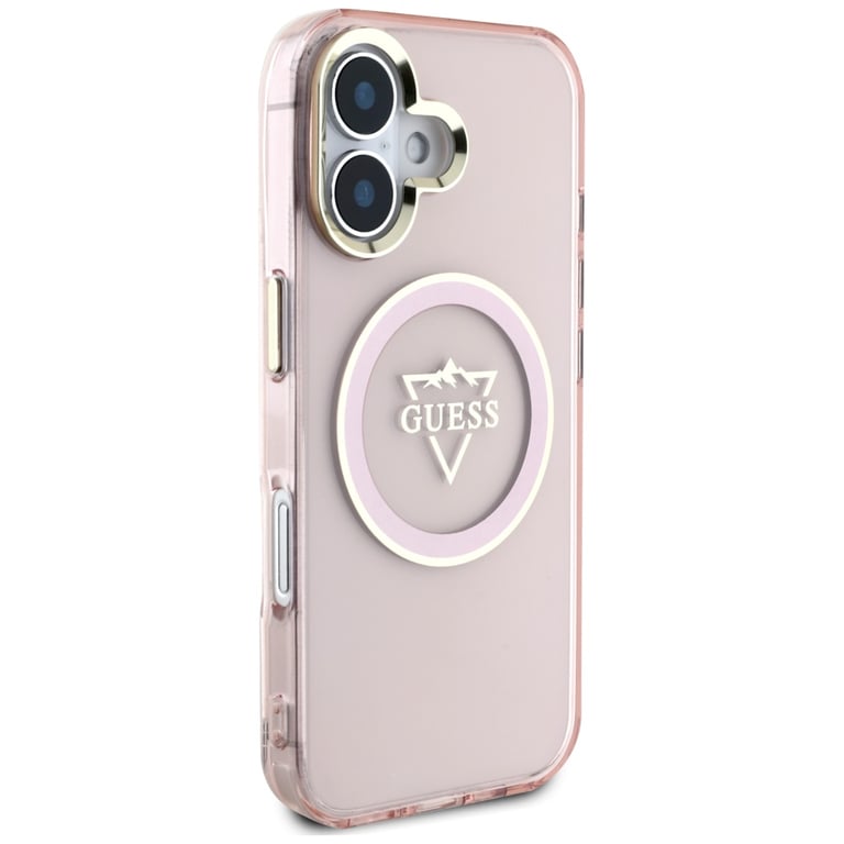 Étui Guess IML Metal Mountain Logo MagSafe pour iPhone 16 Neuf - vue 3
