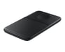 Samsung EP-P4300TBEGEU cargador de dispositivos móviles Auriculares, Smartphone, Smartwatch Negro Carga inalámbrica Carga rápida Interior