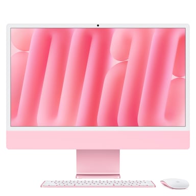 Apple iMac Apple M M4 59,7 cm (23,5'') 4480 x 2520 pixel PC All-in-One 16 GB 256 GB SSD macOS Sequoia Wi-Fi 6E (802.11ax) Rosa