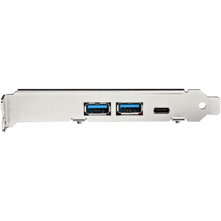 StarTech.com Carte PCI Express USB 5 Ports Carte PCIe USB 3.2 Gen 2 10Gbps avec 1x USB C & 2x USB A 1x IDC 2 Ports Extension Connecteur Interne USB 5Gbps Carte Contrôleur USB C PCI Express Neuf - vue 3