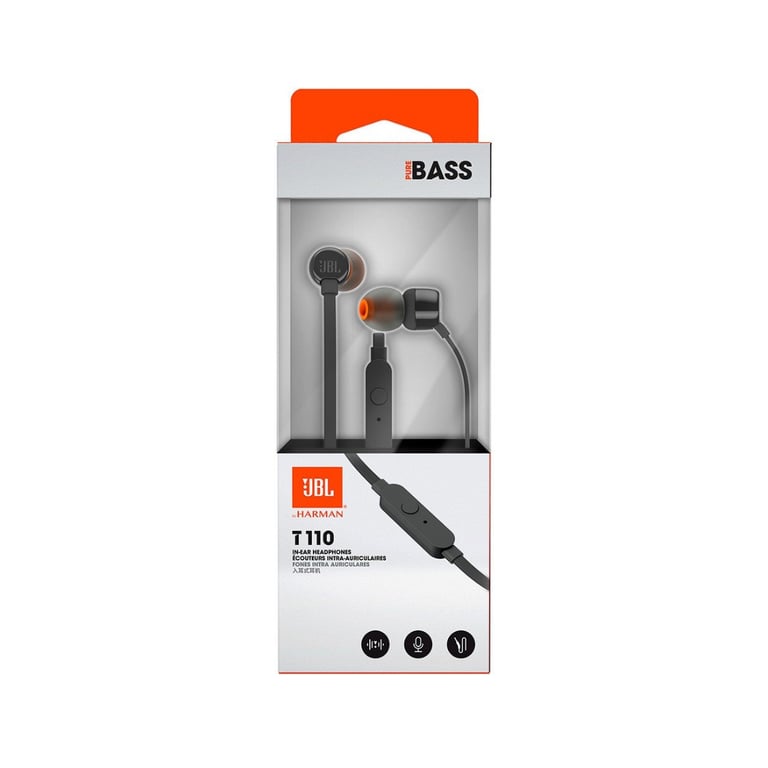 Écouteurs Filaire JBL T110 – Intra-Auriculaires, Son JBL Pure Bass - vue 8