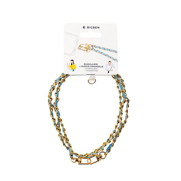 BIGBEN CONNECTED BBANDCHAINGR Bandoulière chaine gold +