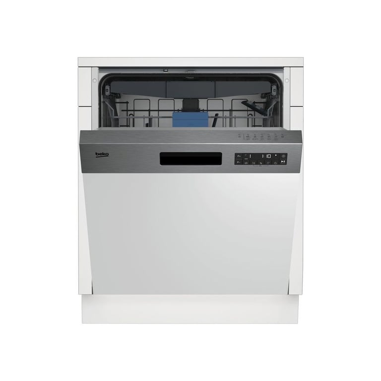 Lave vaisselle semi encastrable BEKO BDSN28530X 15 couverts L60cm 45 db tiroir à couverts - vue 4
