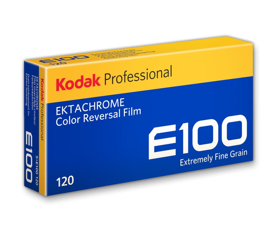 Kodak EKTACHROME E100 – Film Diapositive 120 ISO 100 Lot 5 Rouleaux - vue 2