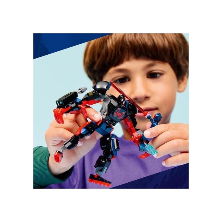 LEGO® Super Heroes 76337 Le robot de Miles Morales contre Spider Man 2099 - vue 6