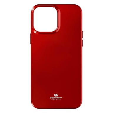 Funda iPhone 13 Mini Silicona Brillante Mercury Rojo Metalizado