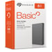 Unità disco esterna Basic 5Tb di Seagate, argento