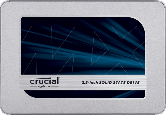 Crucial SSD MX500 250 Go, SATA3, 2,5' 560r/510w Mo/s
