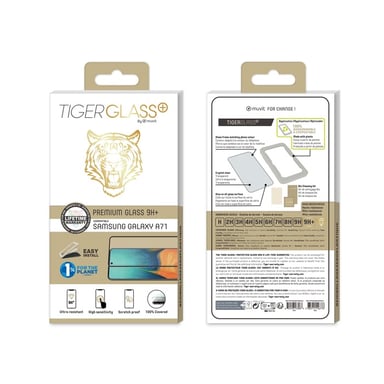 Vetro temperato antibatterico Tiger Glass Plus: Samsung Galaxy A71