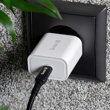 Chargeur Secteur USB-C 20W Compatible Power Delivery Compact Blanc