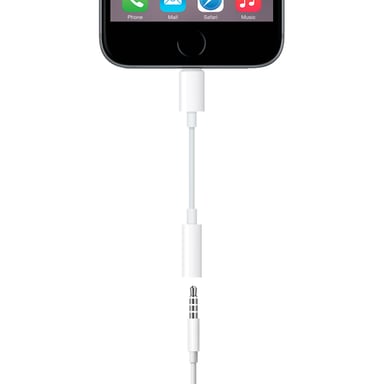 Adaptador de Lightning a minijack de 3,5 mm