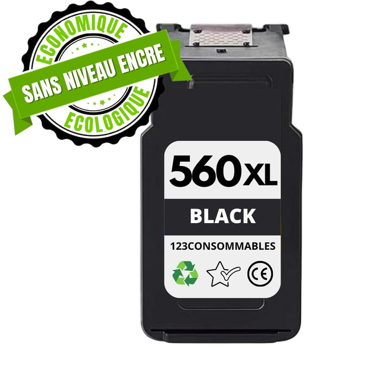 Cartouche compatible CANON PG 560 SANS NIVEAU ENCRE Neuf