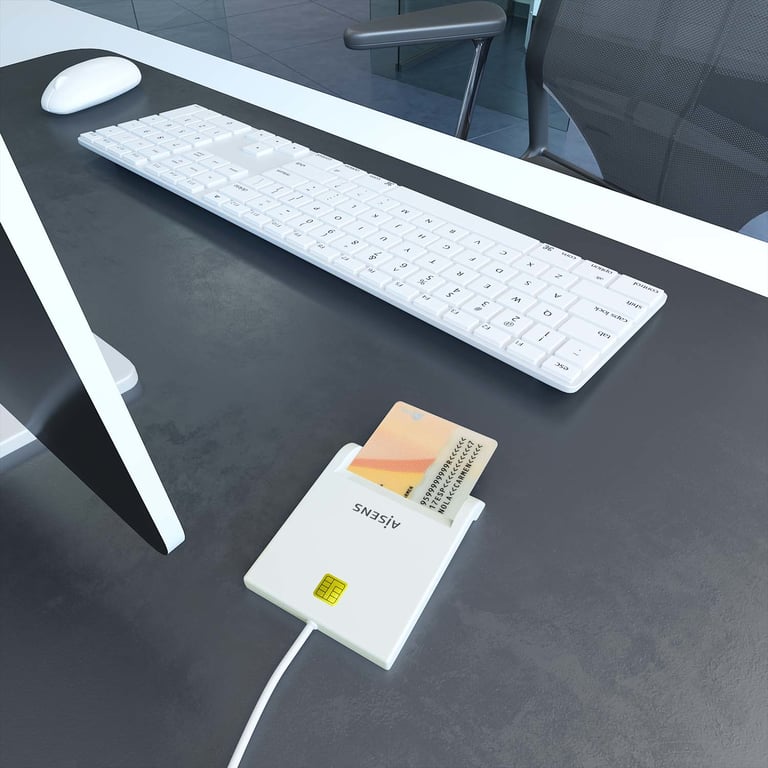AISENS ASCR SN07 W lecteur de cartes à puce Intérieure USB USB 2.0 Neuf - vue 2