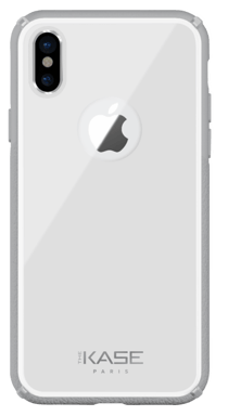 Coque en verre pour Apple iPhone X/XS, Blanc Lumineux