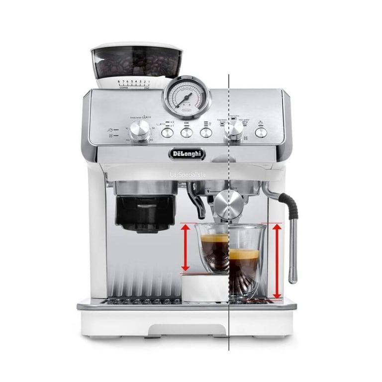 Machine à expresso DeLonghi EC9155.W – 15 Bars, Mousseur à lait, 1,7L - vue 2