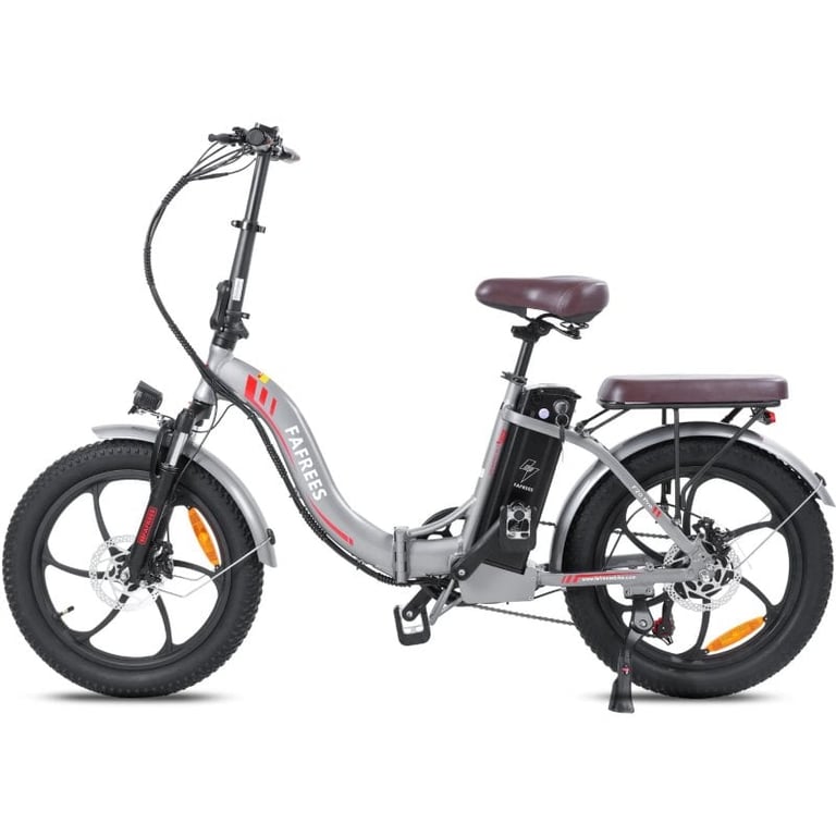FAFREES V&eacute;lo &eacute;lectrique  F20 Pro Pliable Batterie 36V 18Ah Vitesse Max 25km/h Gris 