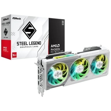 Asrock Steel Legend Radeon RX 9070 XT AMD 16 GB GDDR6