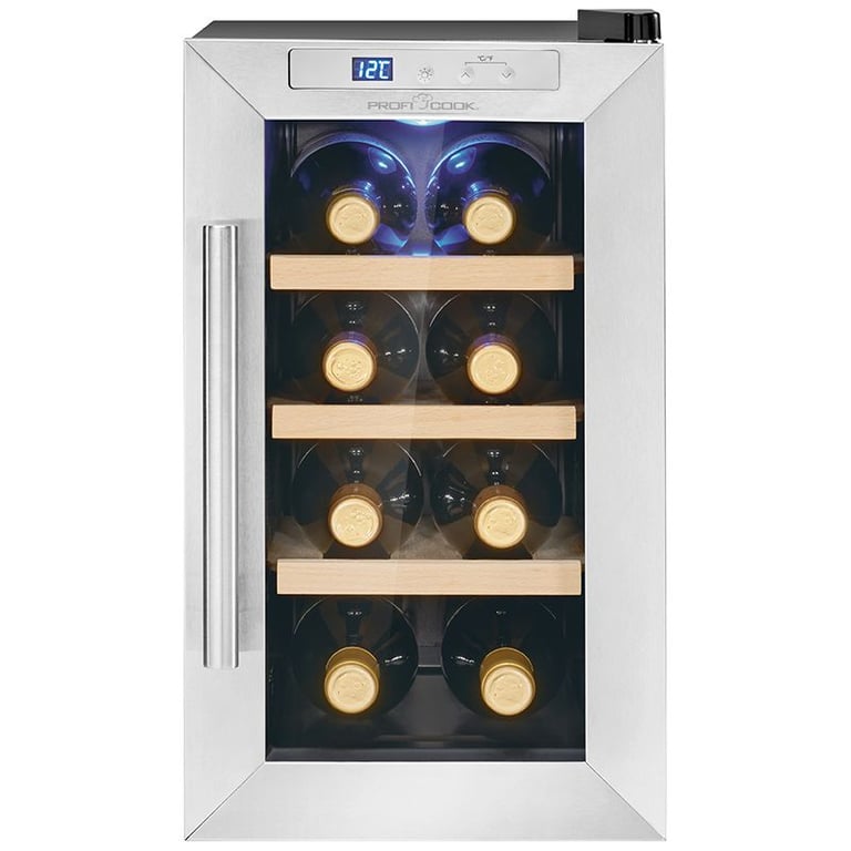 Cave à vin avec porte vitrée et écran LED Proficook PC WK1233 Neuf