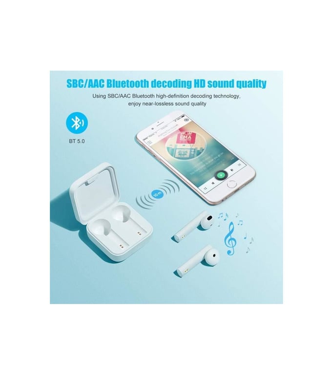 Xiaomi Mi True Wireless Earphones 2 Basic True Wireless Stereo (TWS) Music Headphones USB Type-C Bluetooth Blanco