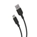 Muvit per il pacchetto di caricabatterie da auto Change 12W + cavo Usb C 1,2M nero
