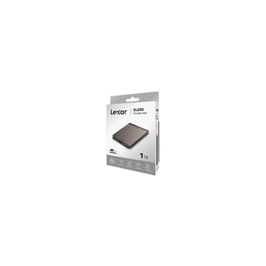 Lexar SL200 1 To USB Type-C 3.2 Gen 1 (3.1 Gen 1) Gris