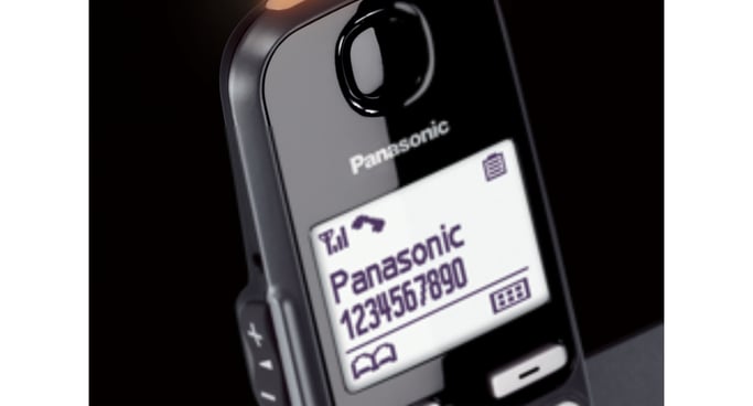 Teléfono Inalámbrico Panasonic KX-TGE250SPB- Negro
