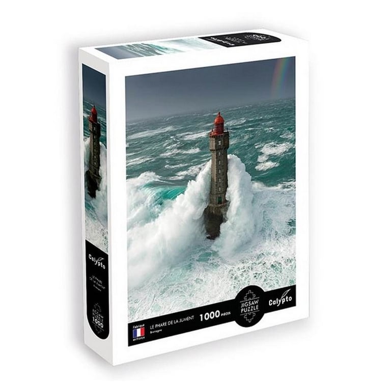 Puzzle 1000 Pièces du Phare de la Jument en Bretagne Une Évasion Artistique Neuf