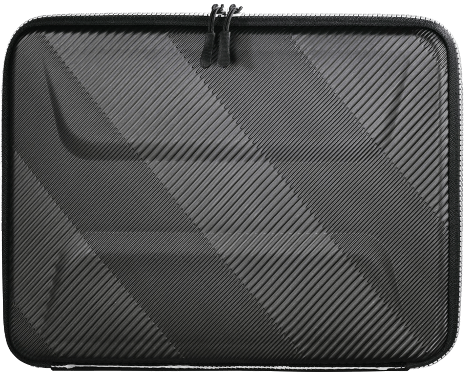 Coque pour ordinat. portable rigide Protection , jusque 34cm (13,3 ), noire