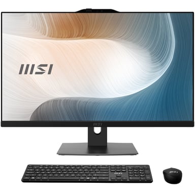 MSI Modern AM272P 1M-816FR Intel Core 5 120U 68,6 cm (27'') 1920 x 1080 pixel PC All-in-One 16 GB DDR5-SDRAM 512 GB SSD Windows 11 Pro Wi-Fi 6E (802.11ax) Nero