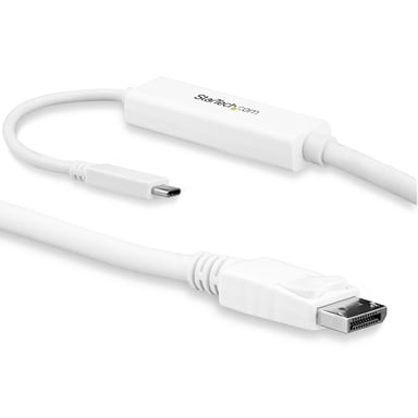 StarTech.com Cable 3m USB C a DisplayPort 1.2 de 4K a 60Hz - Adaptador Convertidor USB Tipo C a DisplayPort - HBR2 - Conversor USBC con Modo Alt - Com